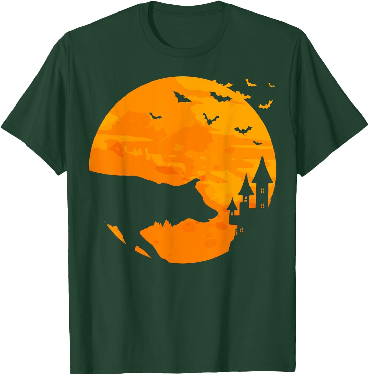 Border Collie Scary Halloween T Shirt T-Shirt - T-Shirt | Forest