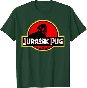 Funny Pug - Jurassic Pug for Dog lovers to Halloween T-Shirt - T-Shirt | Forest