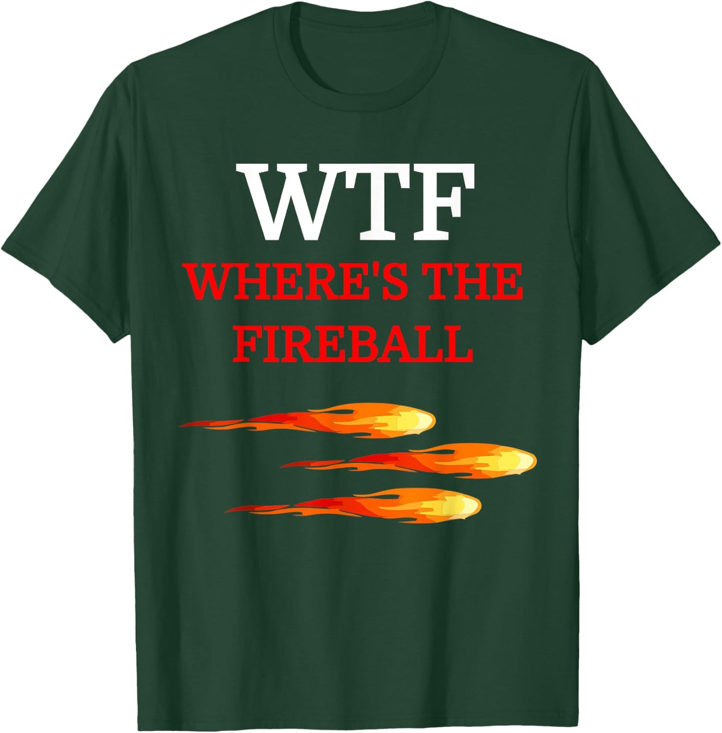 WTF Where's The Fireball Shirt 2XL Navy T-Shirt - T-Shirt | Forest