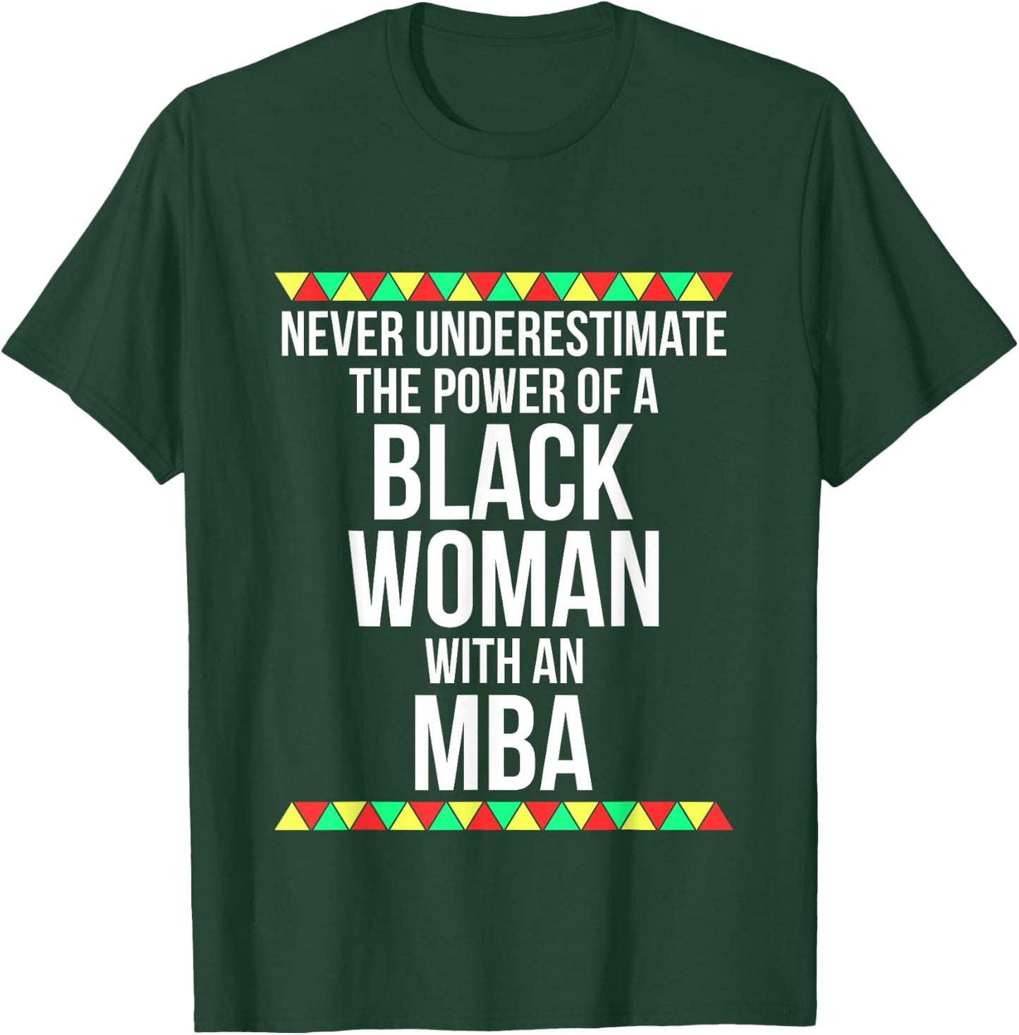 Black Queen MBA Masters Graduation T Shirt T-Shirt - T-Shirt | Forest