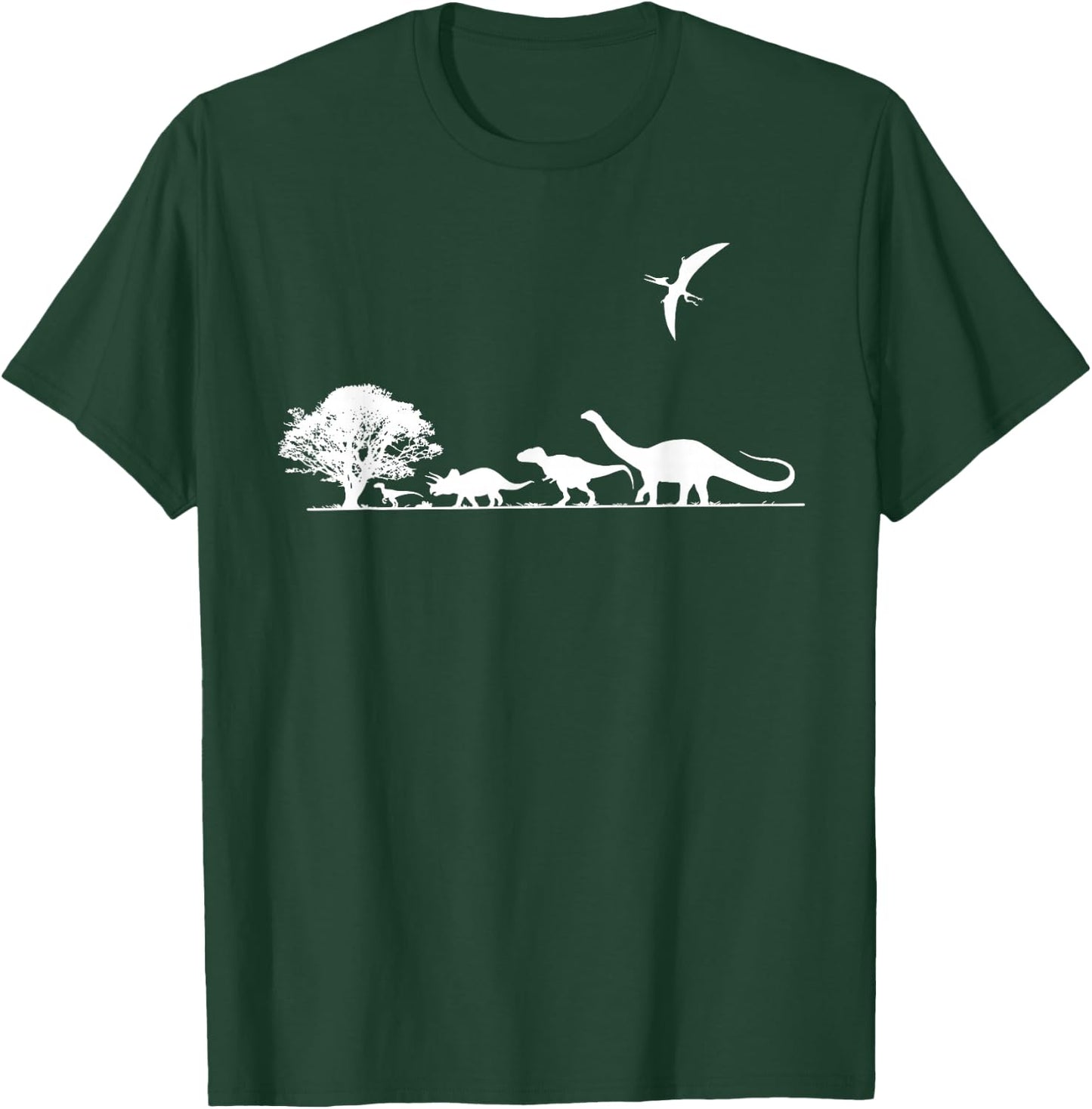 Dinosaurs Prehistoric Dinosaur Kids Or Adults Dino T-Shirt - T-Shirt | Forest