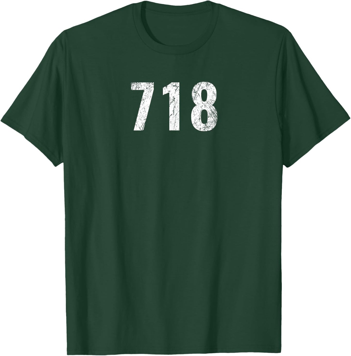 718 - Area Code T shirt New York City T-Shirt - T-Shirt | Forest