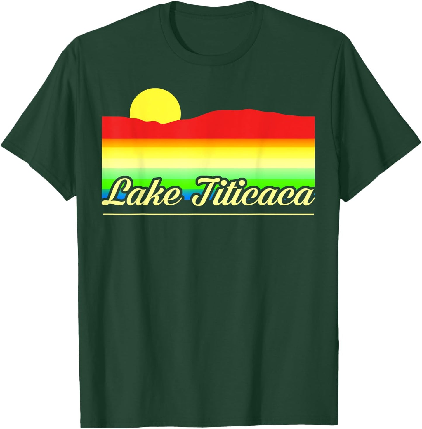 Lake Titicaca Funny T-Shirt - T-Shirt | Forest