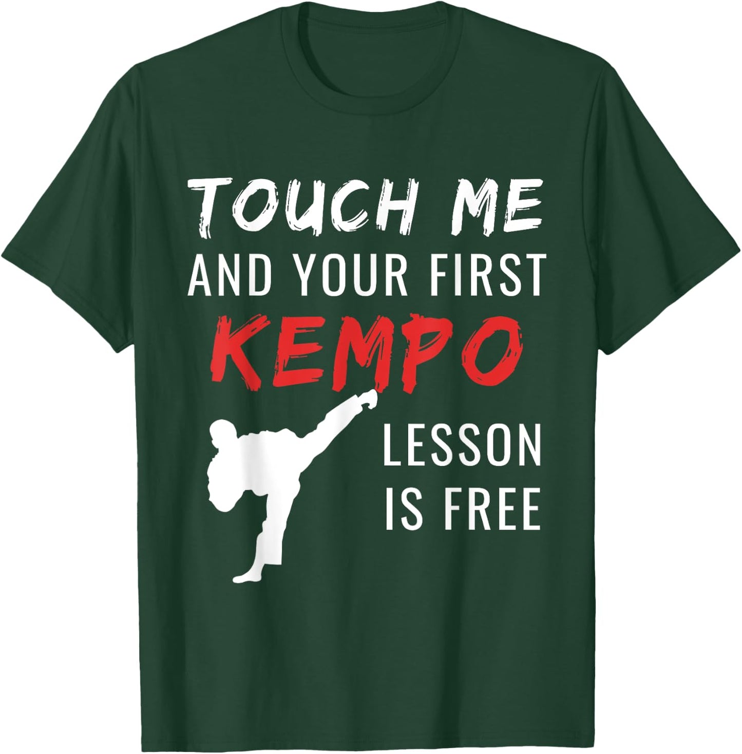 Funny Kempo - Self Defense Instructor Design T-Shirt - T-Shirt | Forest