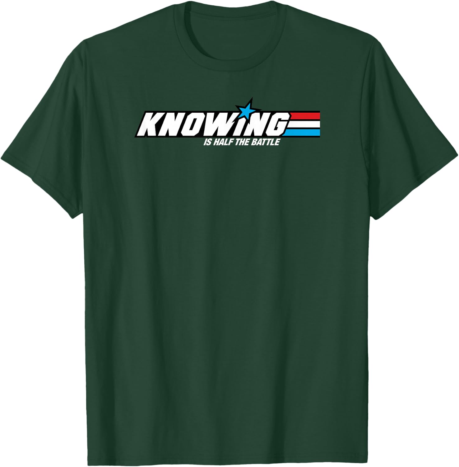 Knowing is Half The Battle 80s T-Shirt - T-Shirt | Forest