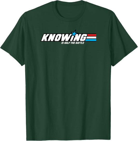 Knowing is Half The Battle 80s T-Shirt - T-Shirt | Forest
