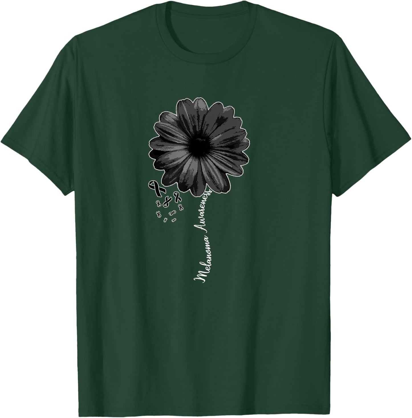 Melanoma Awareness Family Survivor Pretty Gift T-Shirt - T-Shirt | Forest