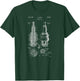 Vintage Patent Print 1936 Engine Spark Plug T-Shirt - T-Shirt | Forest