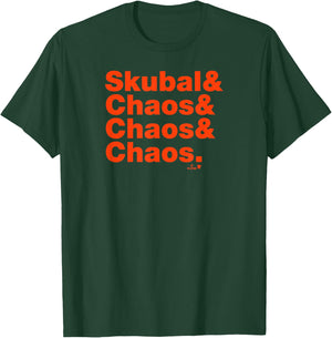 Tarik Skubal & Pitching Chaos - Detroit Baseball T-Shirt - T-Shirt | Forest