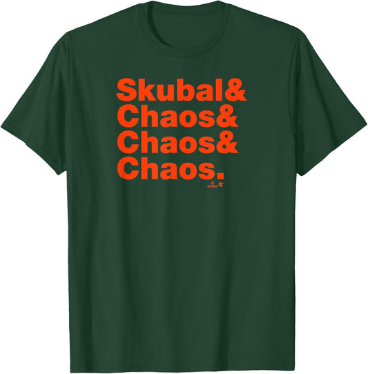 Tarik Skubal & Pitching Chaos - Detroit Baseball T-Shirt - T-Shirt | Forest