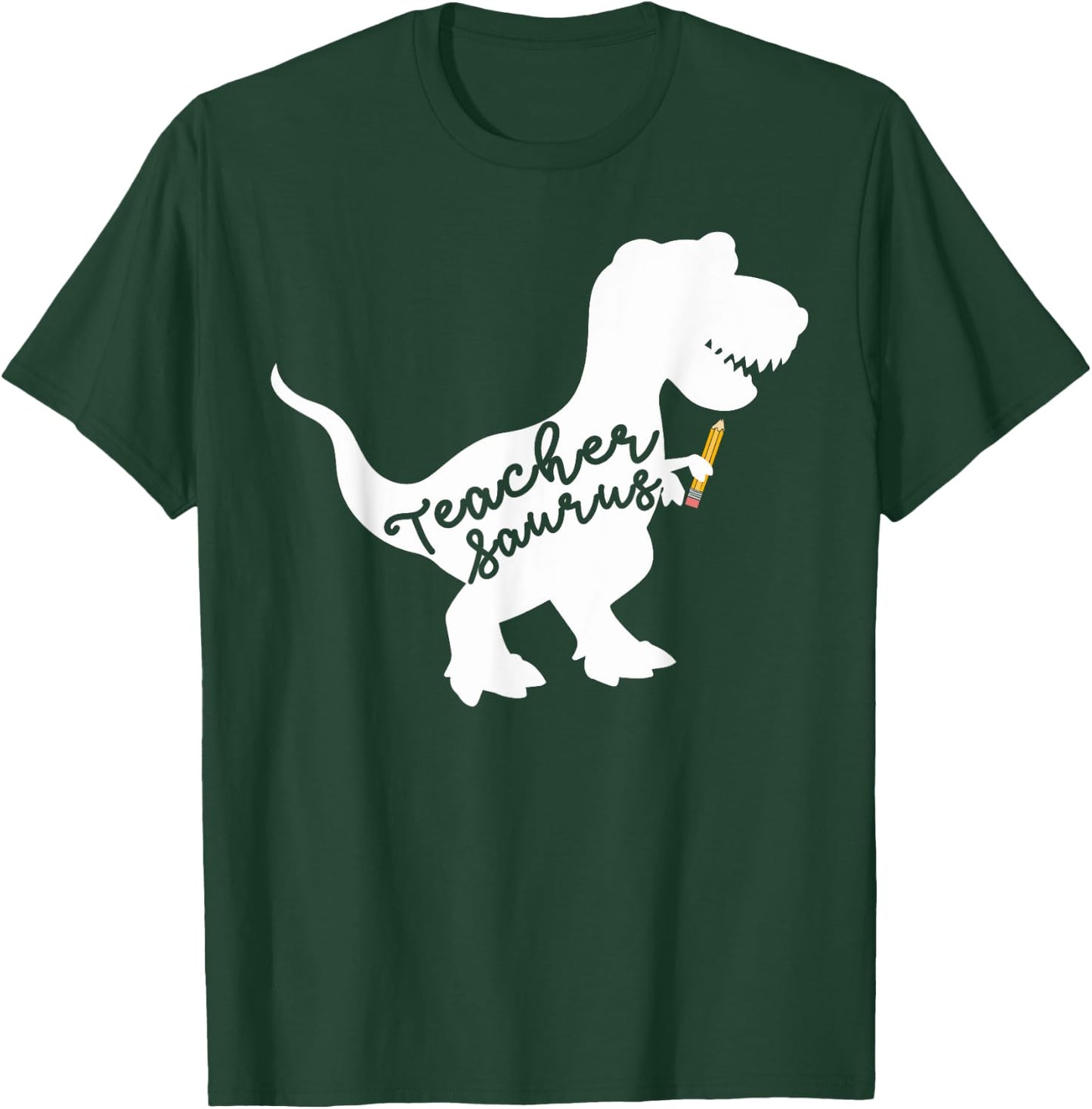 Teacher Saurus T Shirt T-Shirt - T-Shirt | Forest