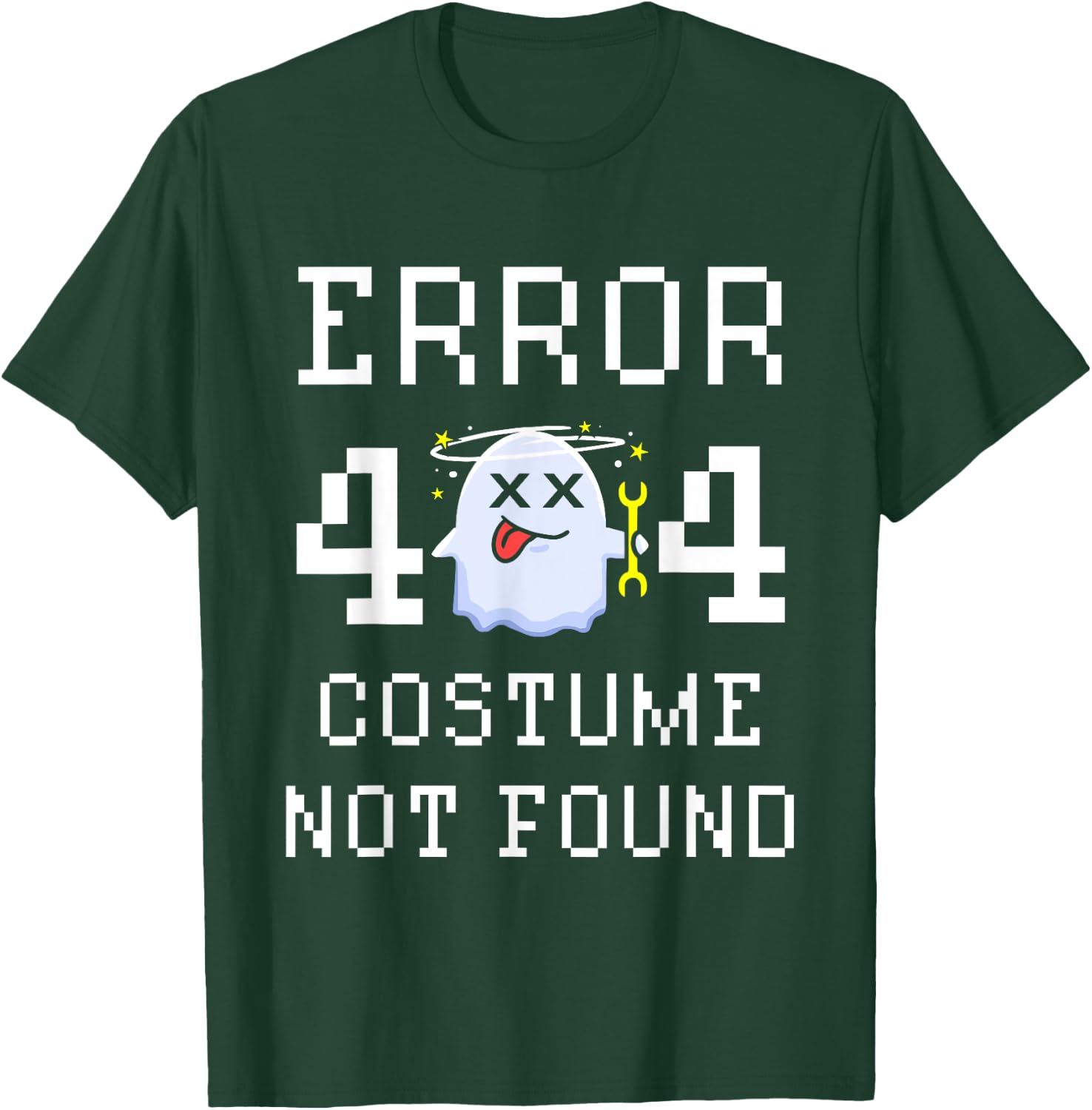 Error 404 Costume Not Found Gamer Halloween T-Shirt - T-Shirt | Forest