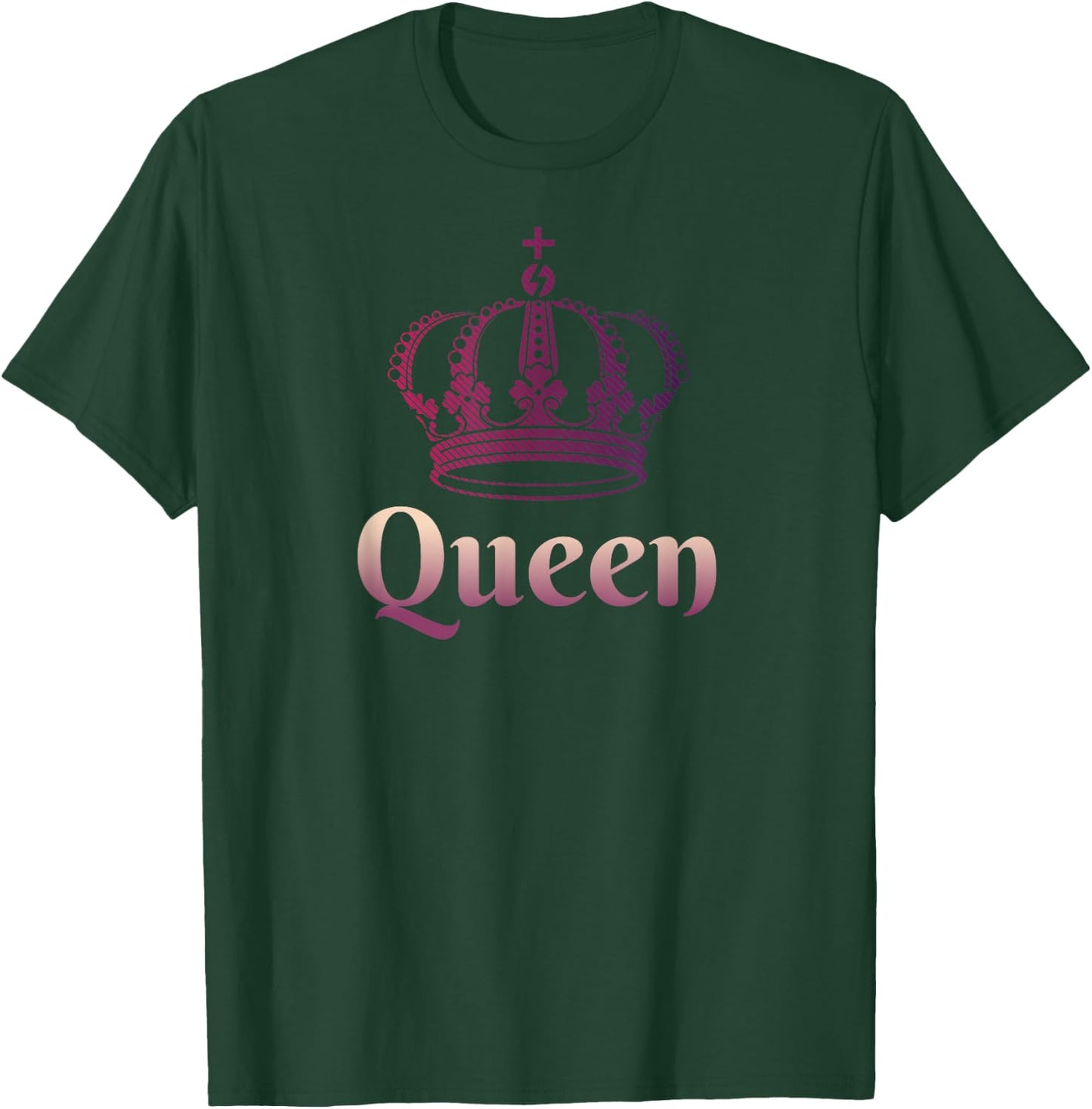 Queen Crown t shirt; Crown t shirt; T-Shirt - T-Shirt | Forest