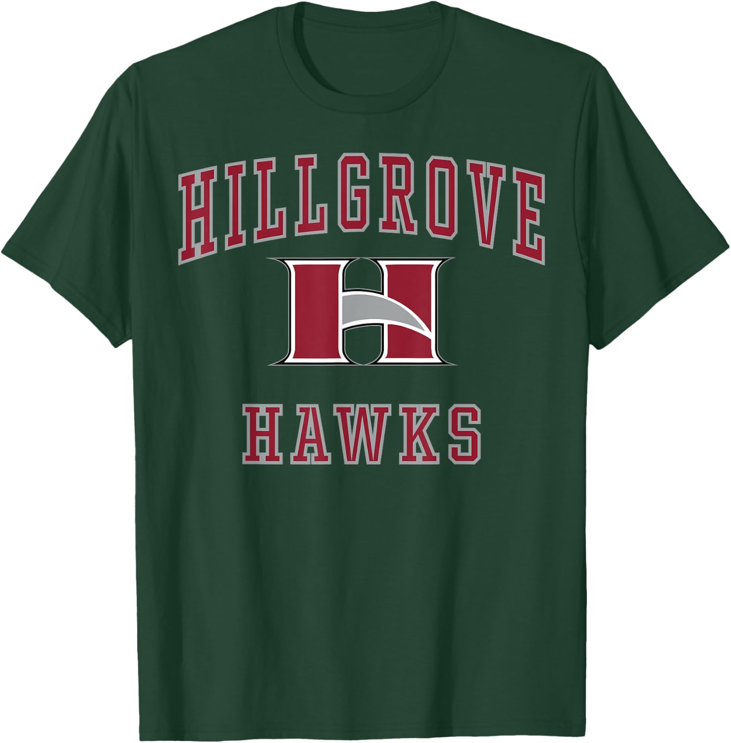 Hillgrove High School Hawks C1 T-Shirt - T-Shirt | Forest