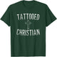 Tattooed Christian Religious Biker Motorcycle Cross T Shirt T-Shirt - T-Shirt | Forest