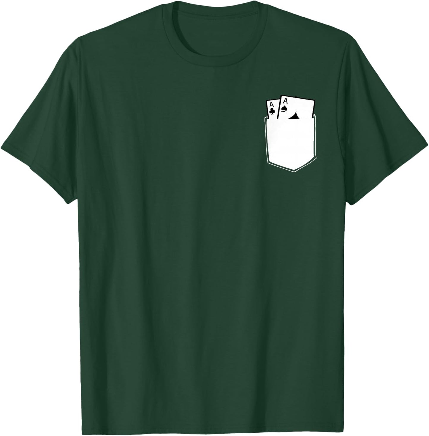 Las Vegas Aces Pocket Aces Poker Spades & Clubs Casino Gift T-Shirt - T-Shirt | Forest