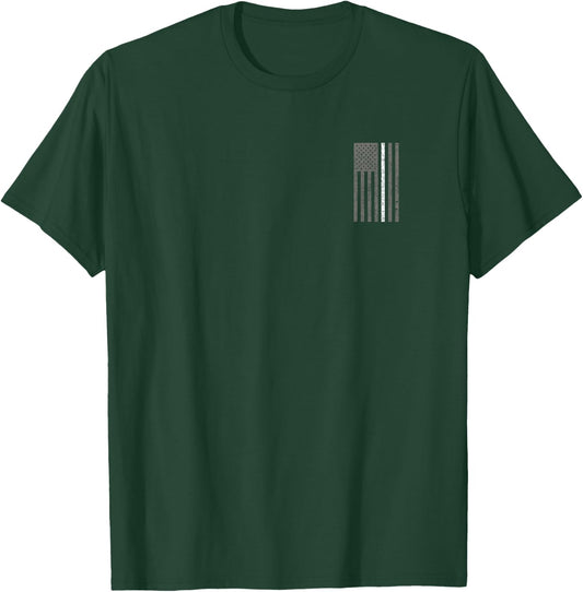Paramedic, EMT, EMS Thin White Line T-Shirt - T-Shirt | Forest