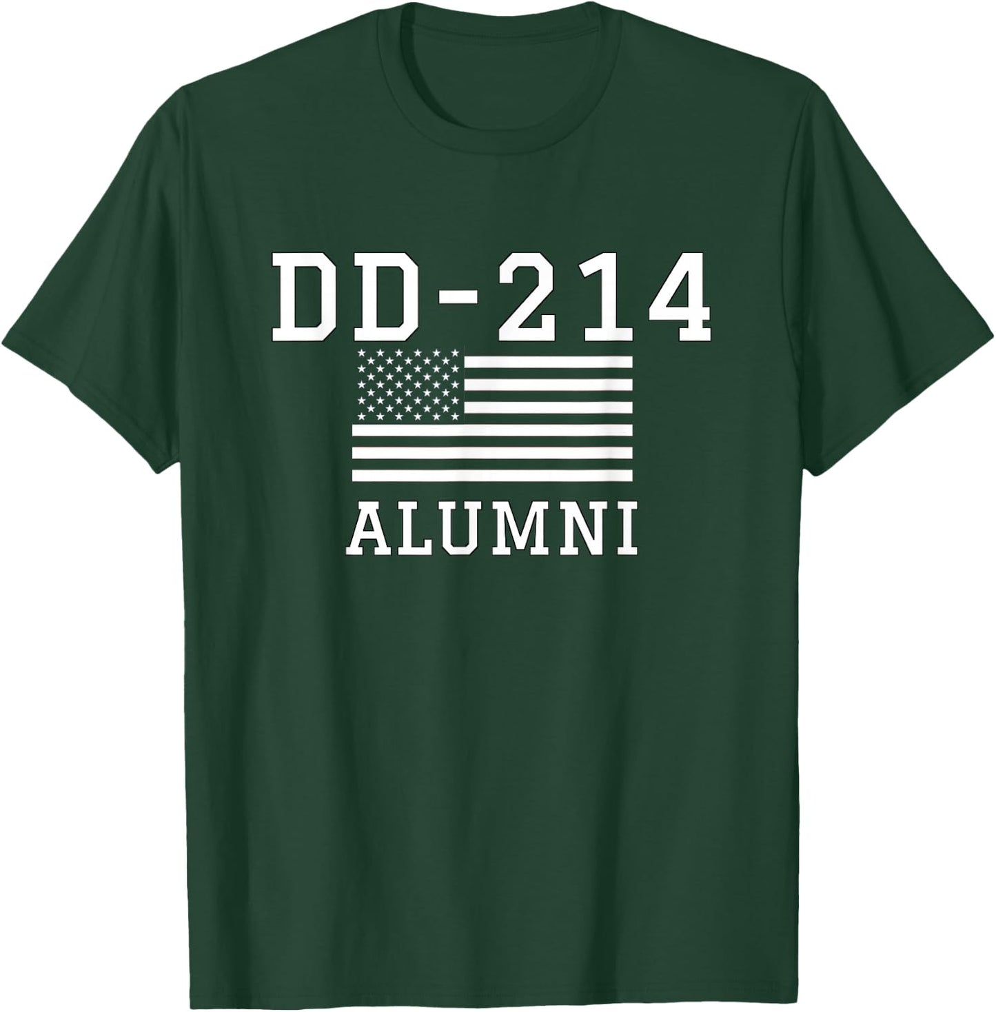Patriotic DD-214 Alumni T-Shirt - T-Shirt | Forest