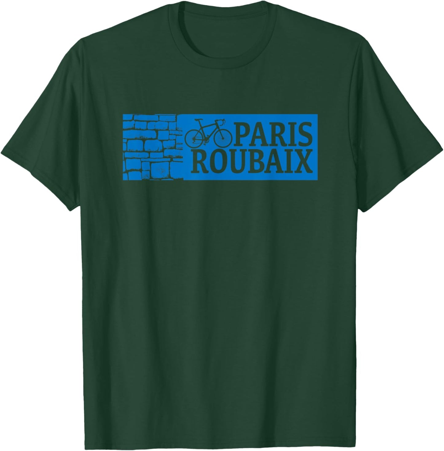 Classic Bike Ride Roubaix Cyclist Gift T Shirt T-Shirt - T-Shirt | Forest