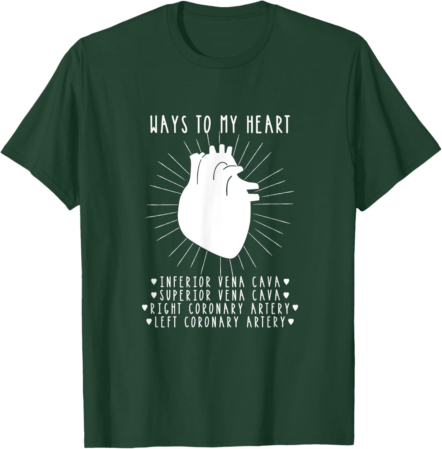 Funny Cardiologist Gift Medical Student T-Shirt - T-Shirt | Forest