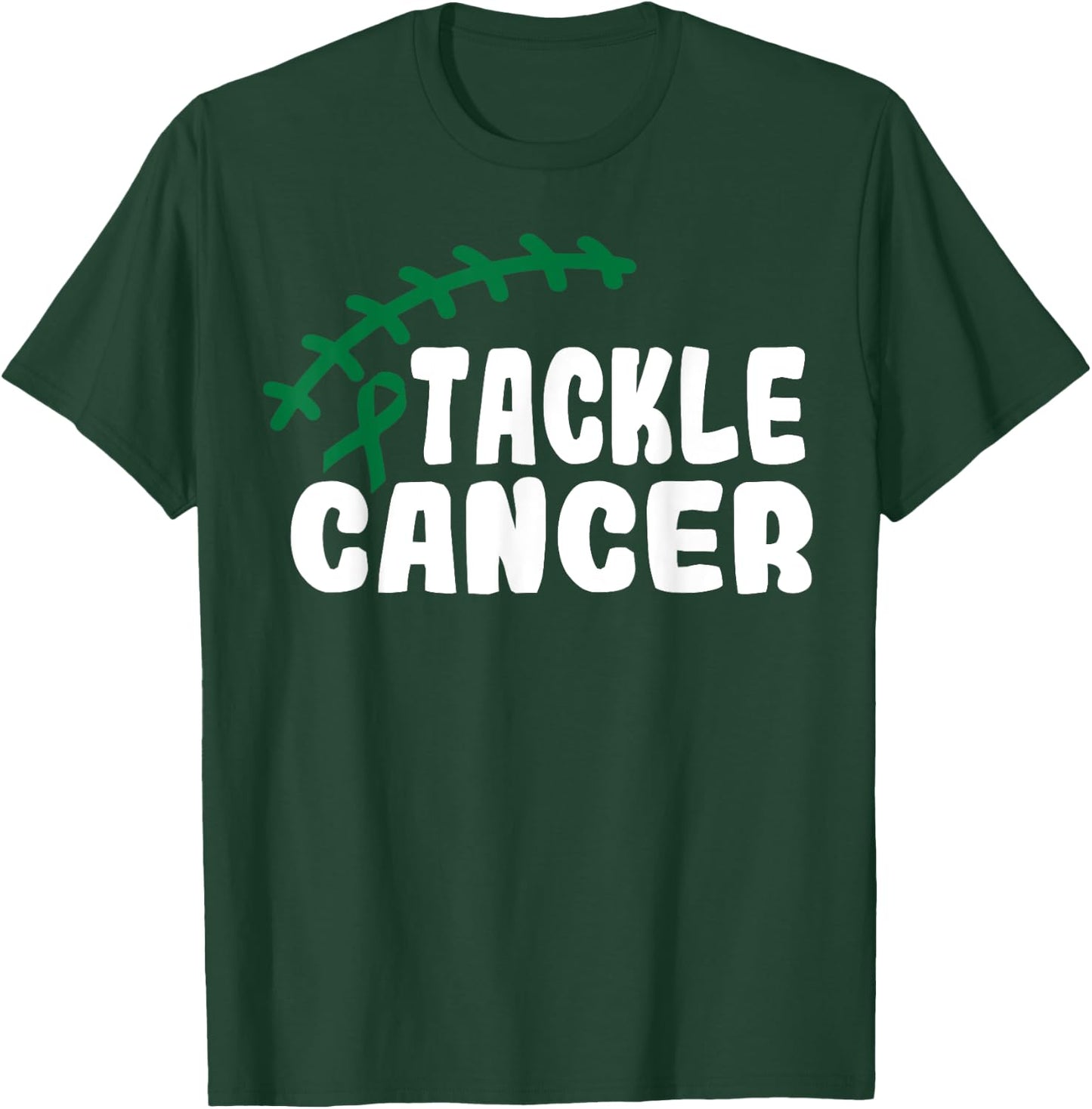 Tackle Liver Cancer Shirt For Football Lovers Fans T-Shirt - T-Shirt | Forest