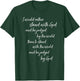 I Would Rather Stand With God Jesus Christian Gospel Gift T-Shirt - T-Shirt | Forest