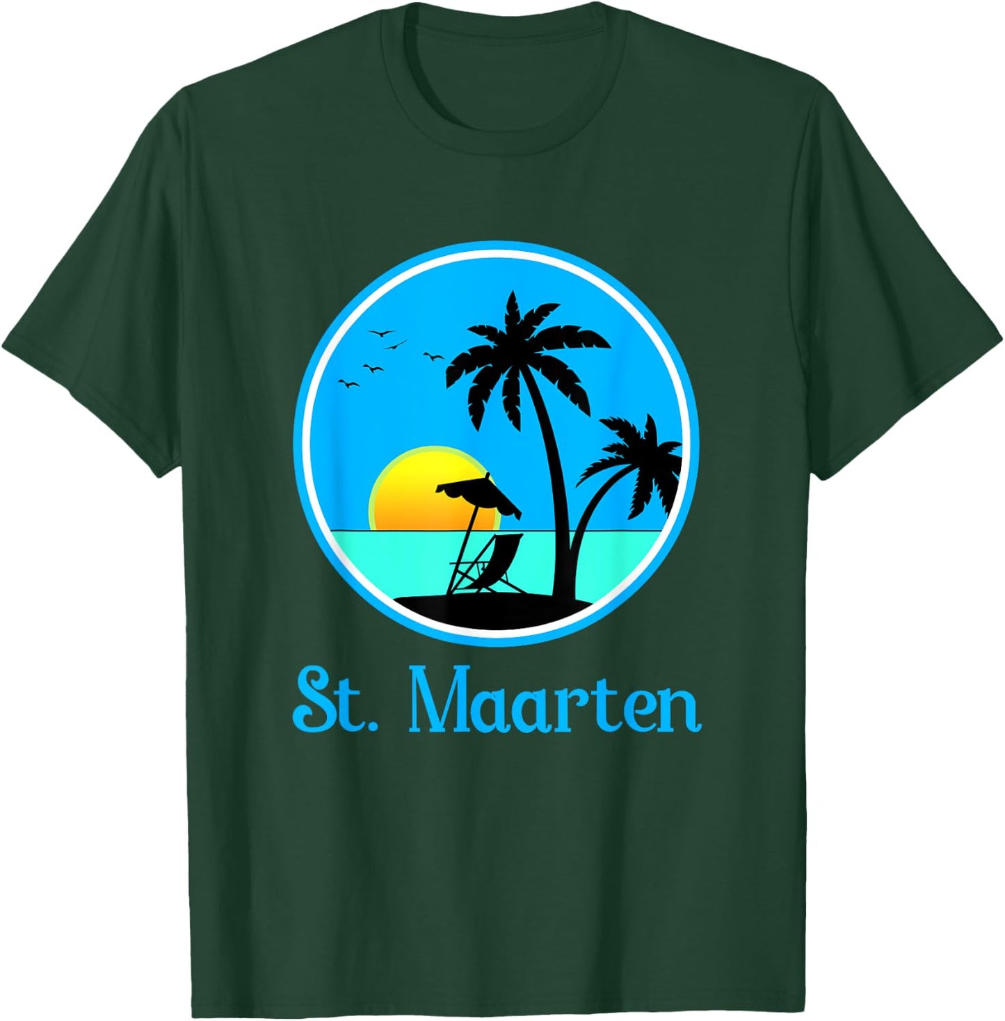 St. Maarten Souvenir Vacation Gift T-Shirt - T-Shirt | Forest