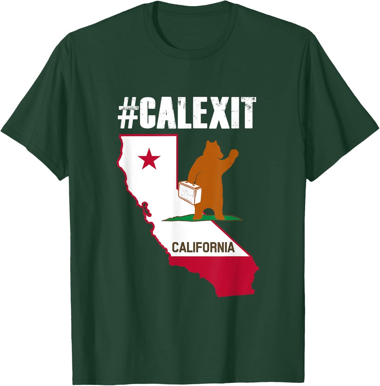Calexit! Secession of California From the US T-Shirt - T-Shirt | Forest