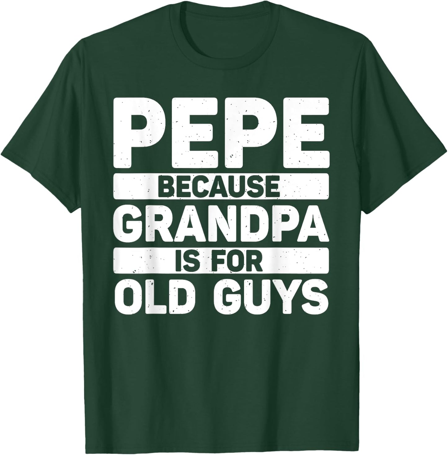 Pepe Design For Grandpa From Grandkids Father's Day Pepe T-Shirt - T-Shirt | Forest