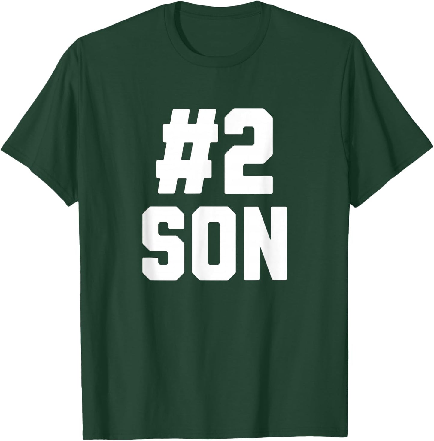 Number Two Son Funny Family Matching Greatest #2 Son T-Shirt - T-Shirt | Forest