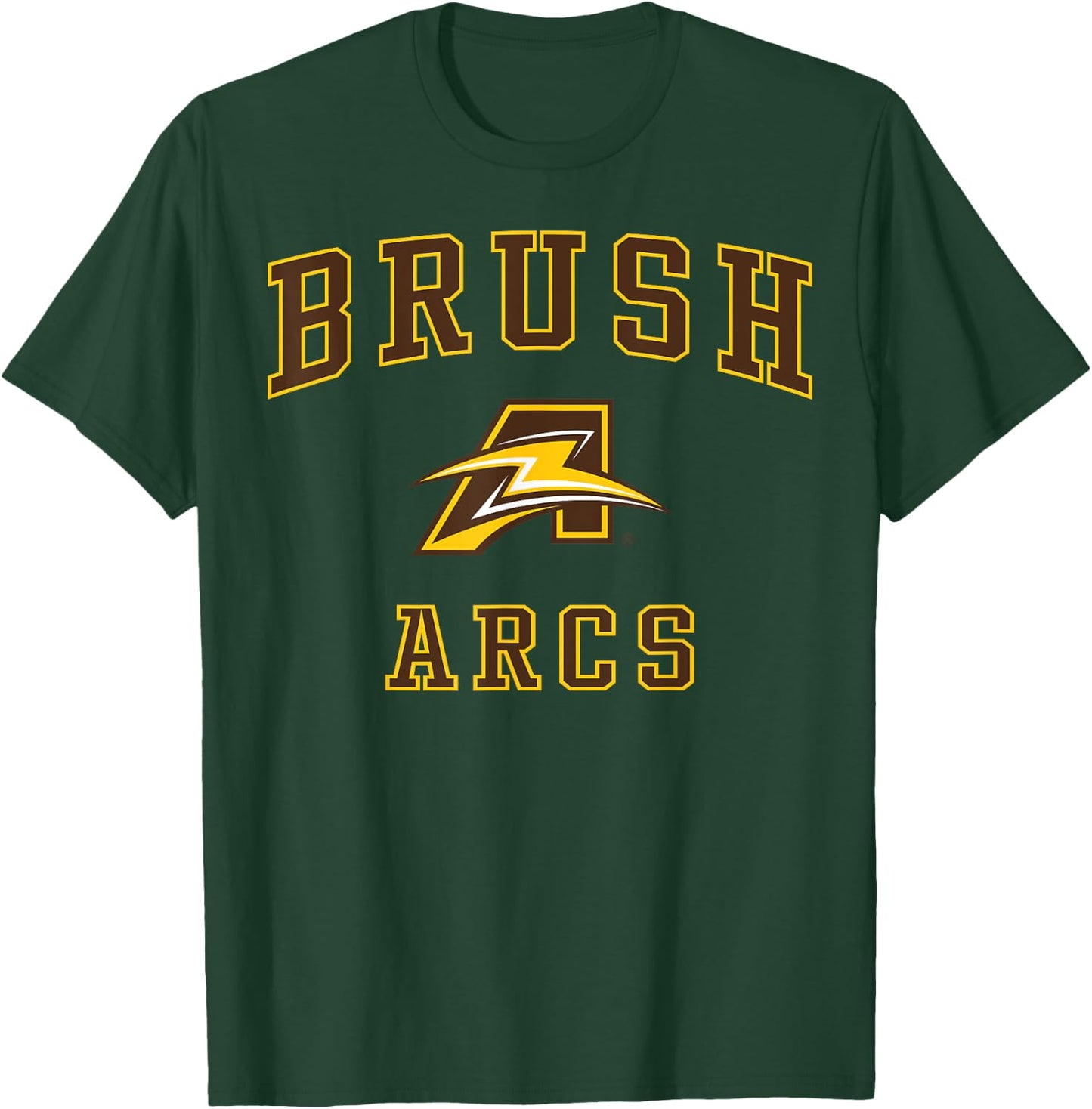 Charles F Brush High School Arcs T-Shirt - T-Shirt | Forest