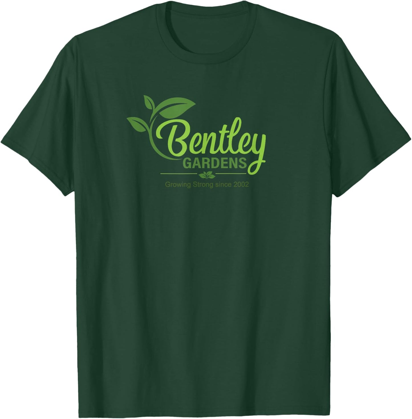 Growing Strong Since 2002 Garden Nursery Logo Design T-Shirt - T-Shirt | Forest