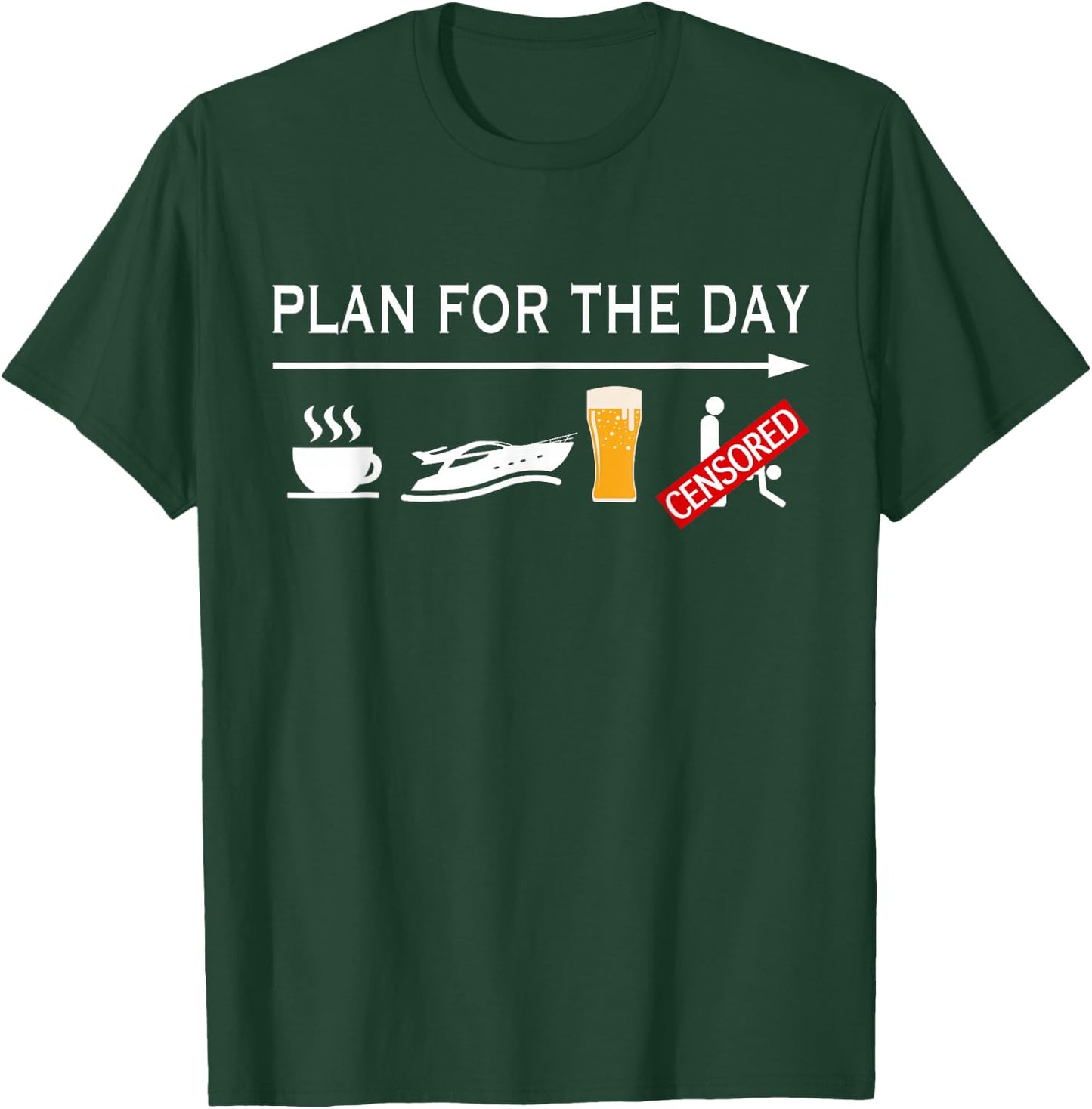 Funny Boating Boaters Boat Lover Gifts T-Shirt - T-Shirt | Forest