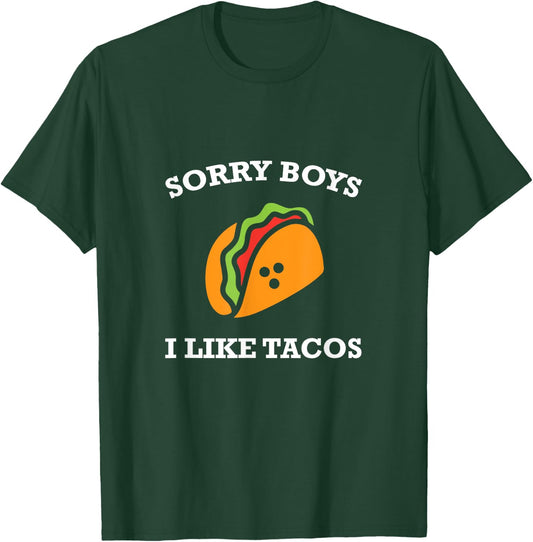 Funny Lesbian I Like Tacos Sex Humor T-Shirt - T-Shirt | Forest