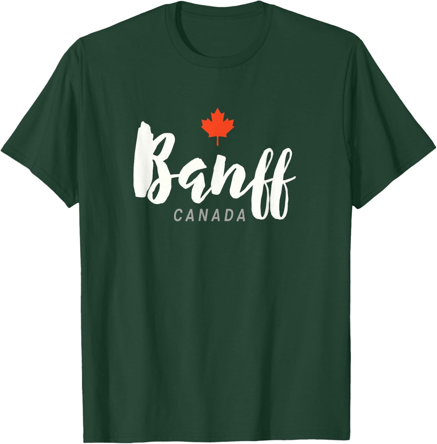 Classic Banff, Alberta, Canada, National Park T-Shirt - T-Shirt | Forest