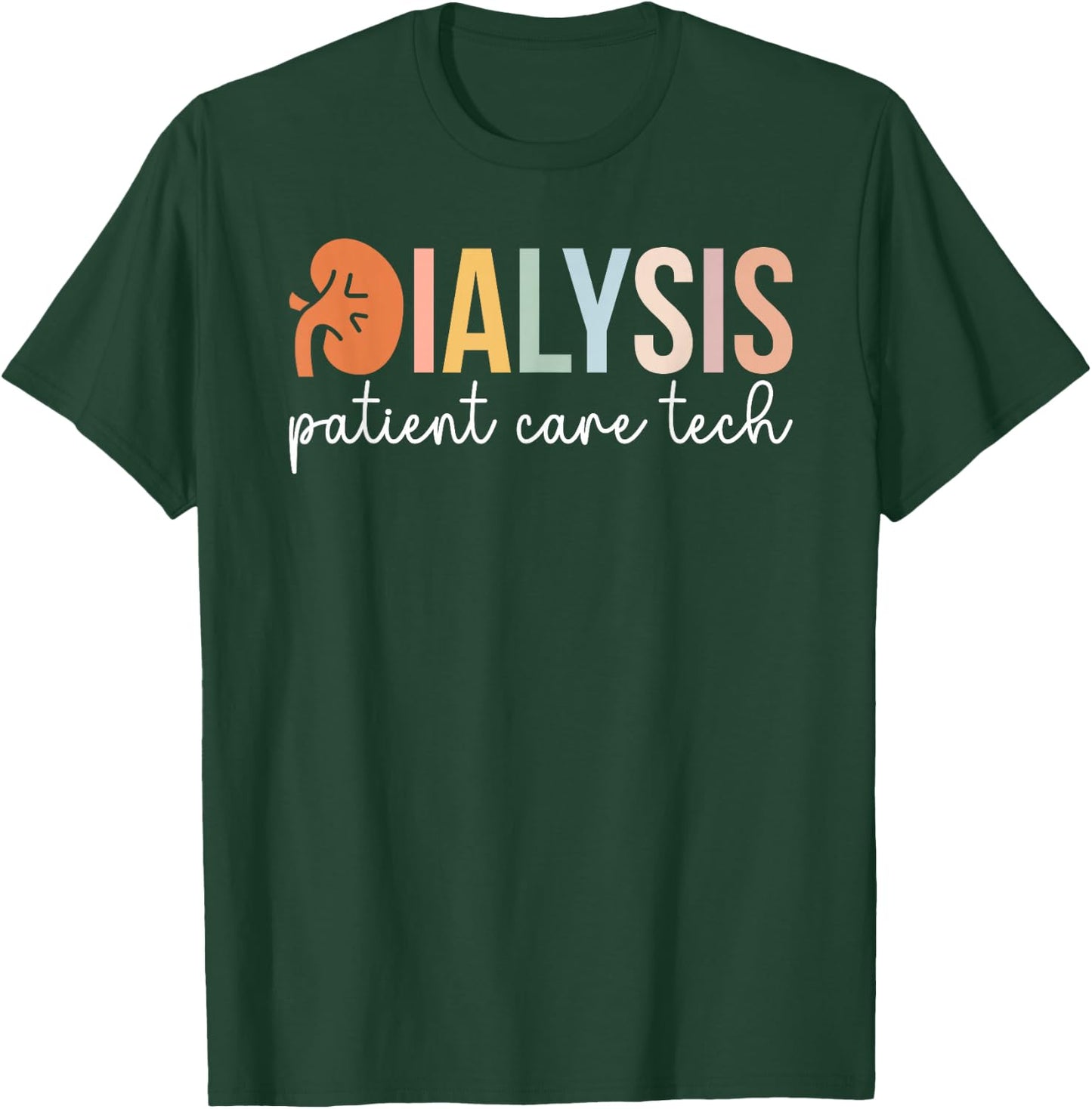 Dialysis Patient Care Tech Boho Dialysis PCT Appreciation T-Shirt - T-Shirt | Forest