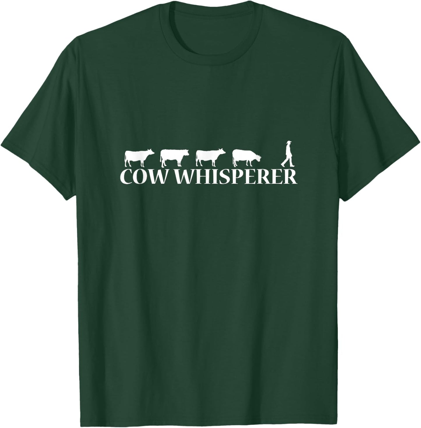 Cow whisperer farmer T-Shirt - T-Shirt | Forest