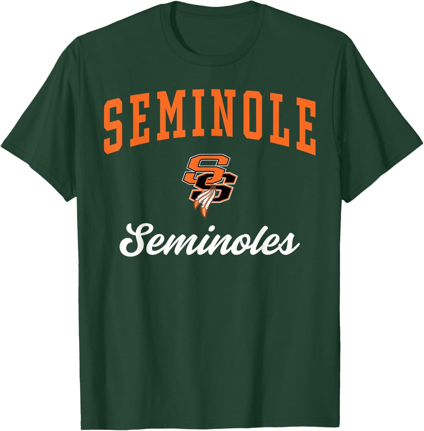 Seminole High School Seminoles C3 T-Shirt - T-Shirt | Forest