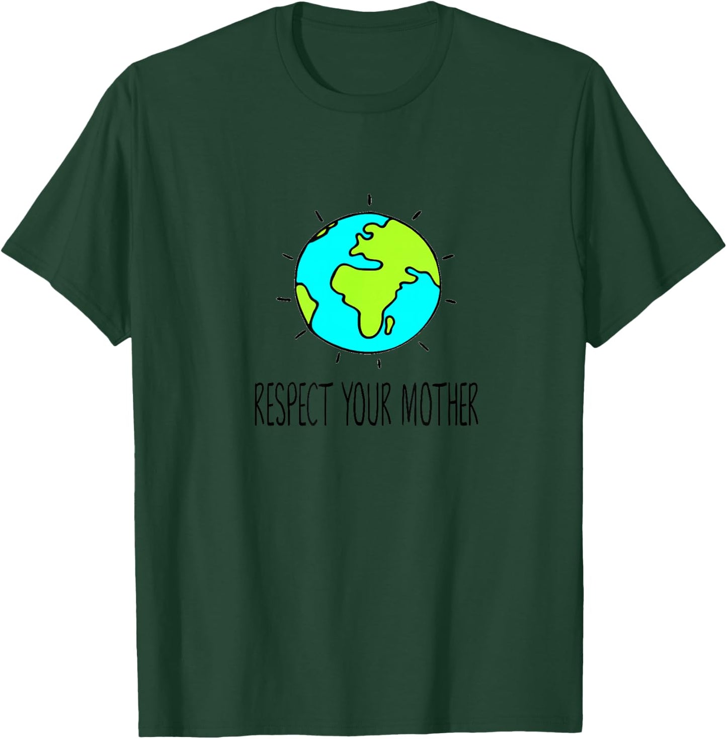 Respect your Mother Kid's , Mother Earth Shirt T-Shirt - T-Shirt | Forest