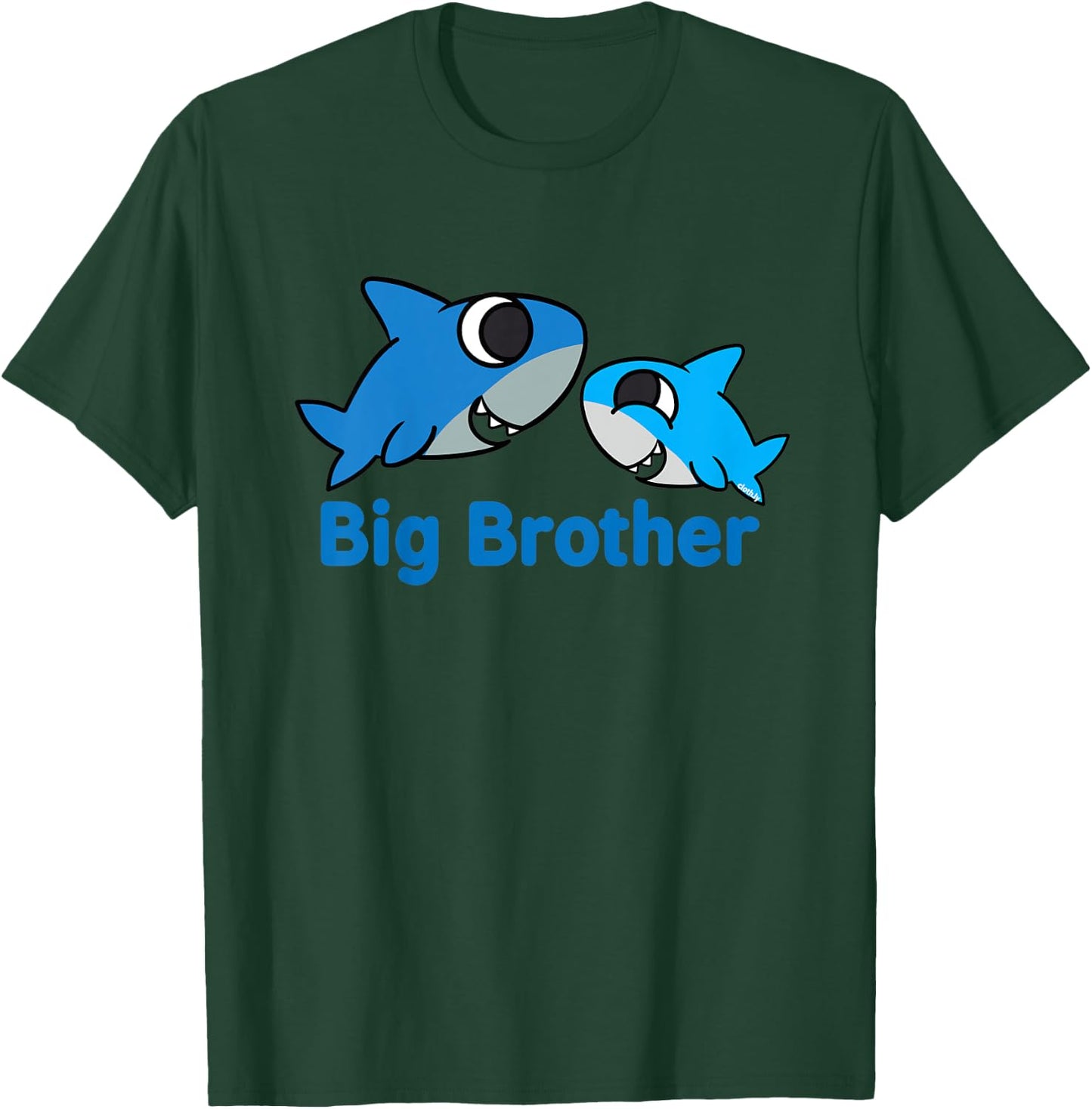 Kids Big Brother Funny Shark for Brothers T-Shirt - T-Shirt | Forest