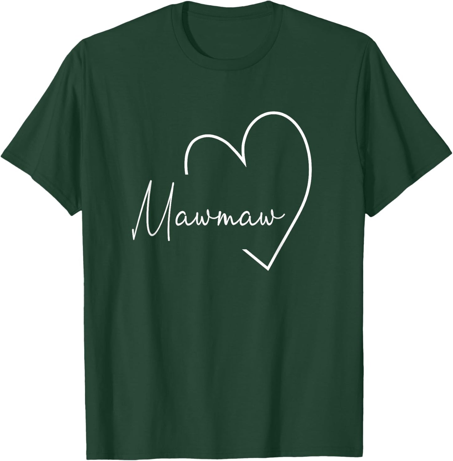 Mawmaw Gift Grandma Christmas Mother's Day T-Shirt - T-Shirt | Forest
