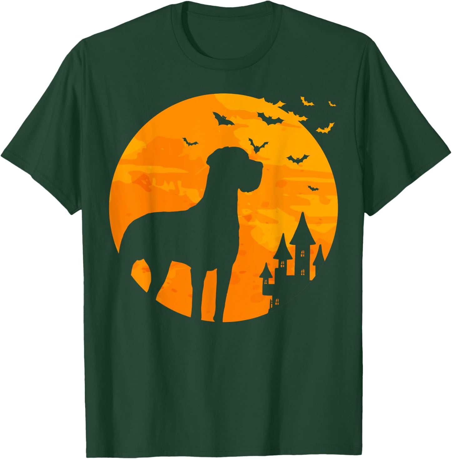 Great Dane Scary Halloween T Shirt T-Shirt - T-Shirt | Forest