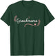 Grandmama Floral Grandma Christmas Mother's Day Grandparents T-Shirt - T-Shirt | Forest