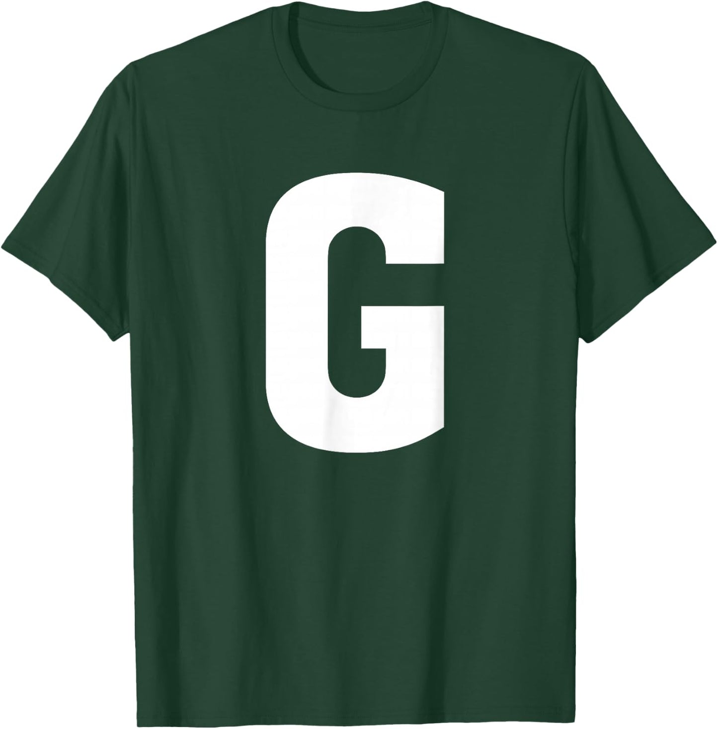 Letter G Shirt Alphabet Capital Letter T-Shirt - T-Shirt | Forest