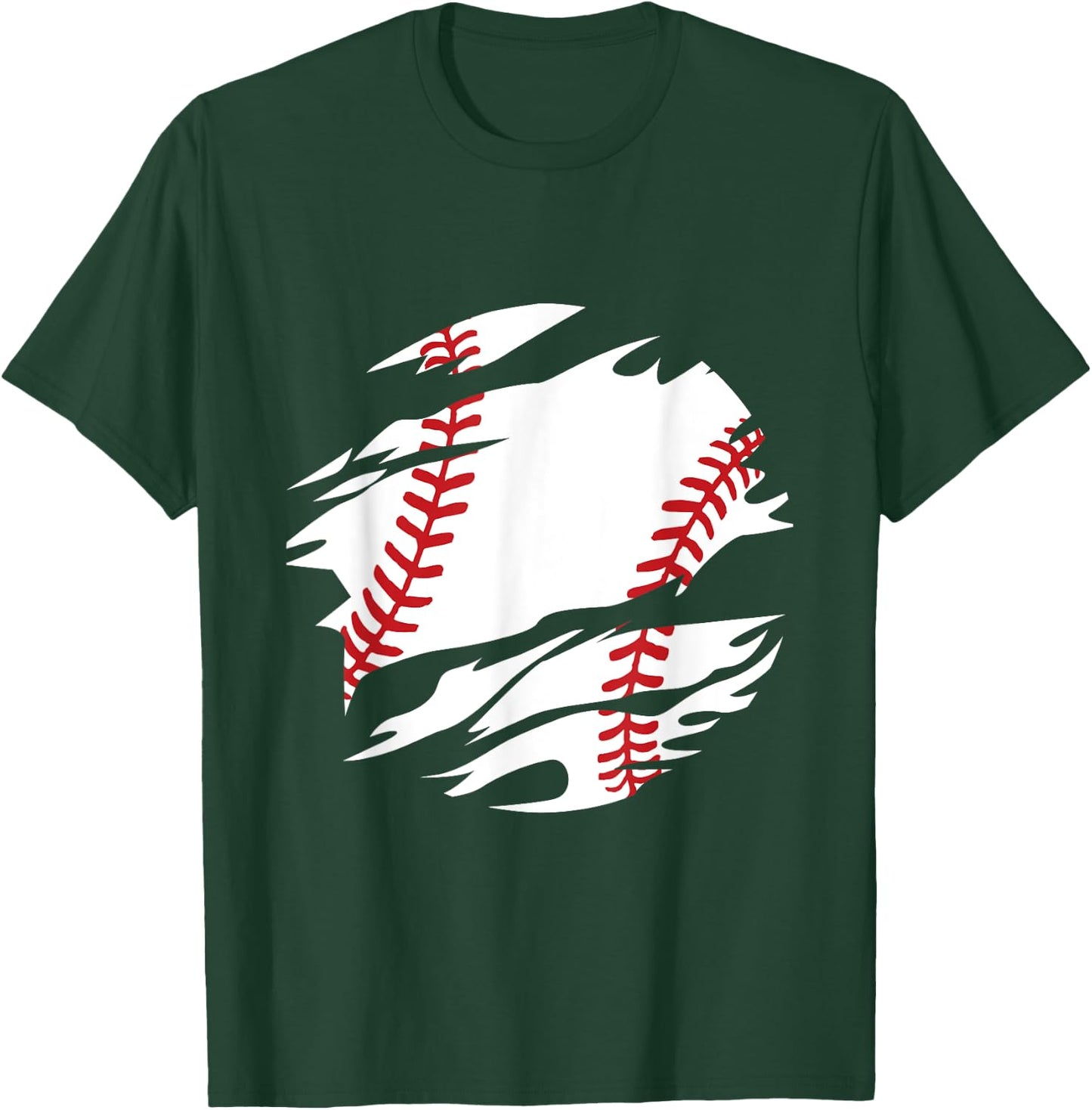 Baseball Life Baseball Player Fan T-Shirt - T-Shirt | Forest