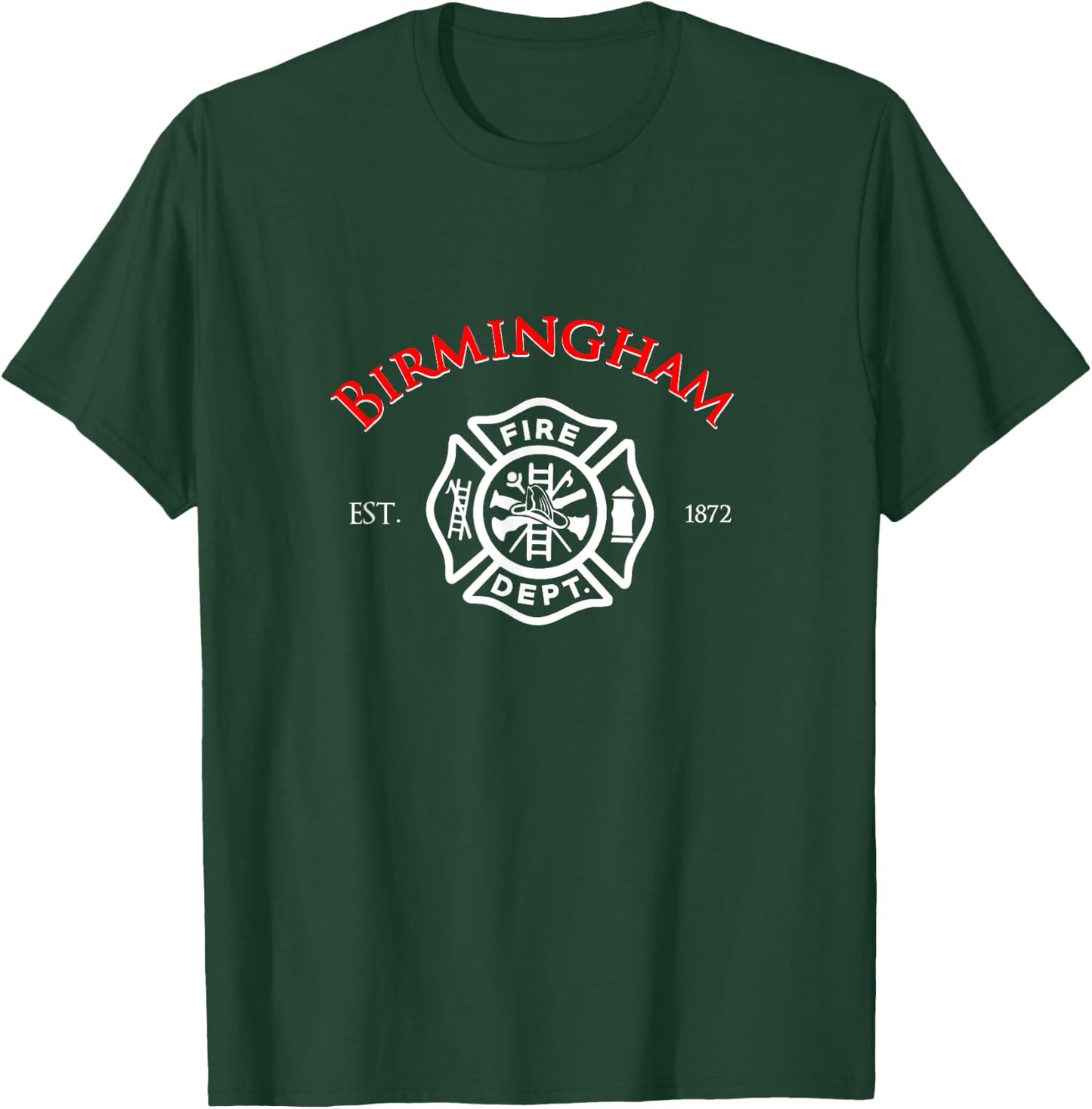 City of Birmingham Fire Rescue Alabama Firefighter T-Shirt - T-Shirt | Forest