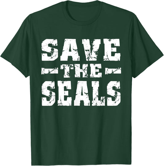 Save The Seals Shirt Awareness Safety for Seal T-Shirt - T-Shirt | Forest