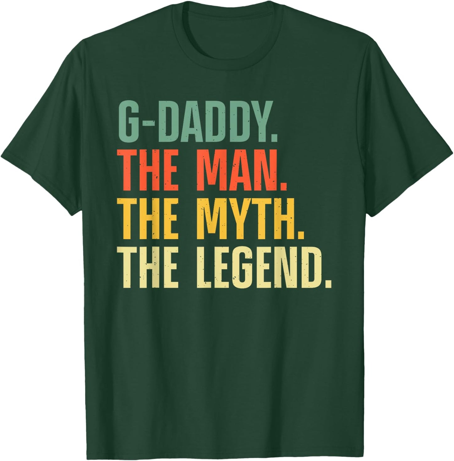 G-Daddy Art For Grandpa Grandfather From Grandkids G-Daddy T-Shirt - T-Shirt | Forest