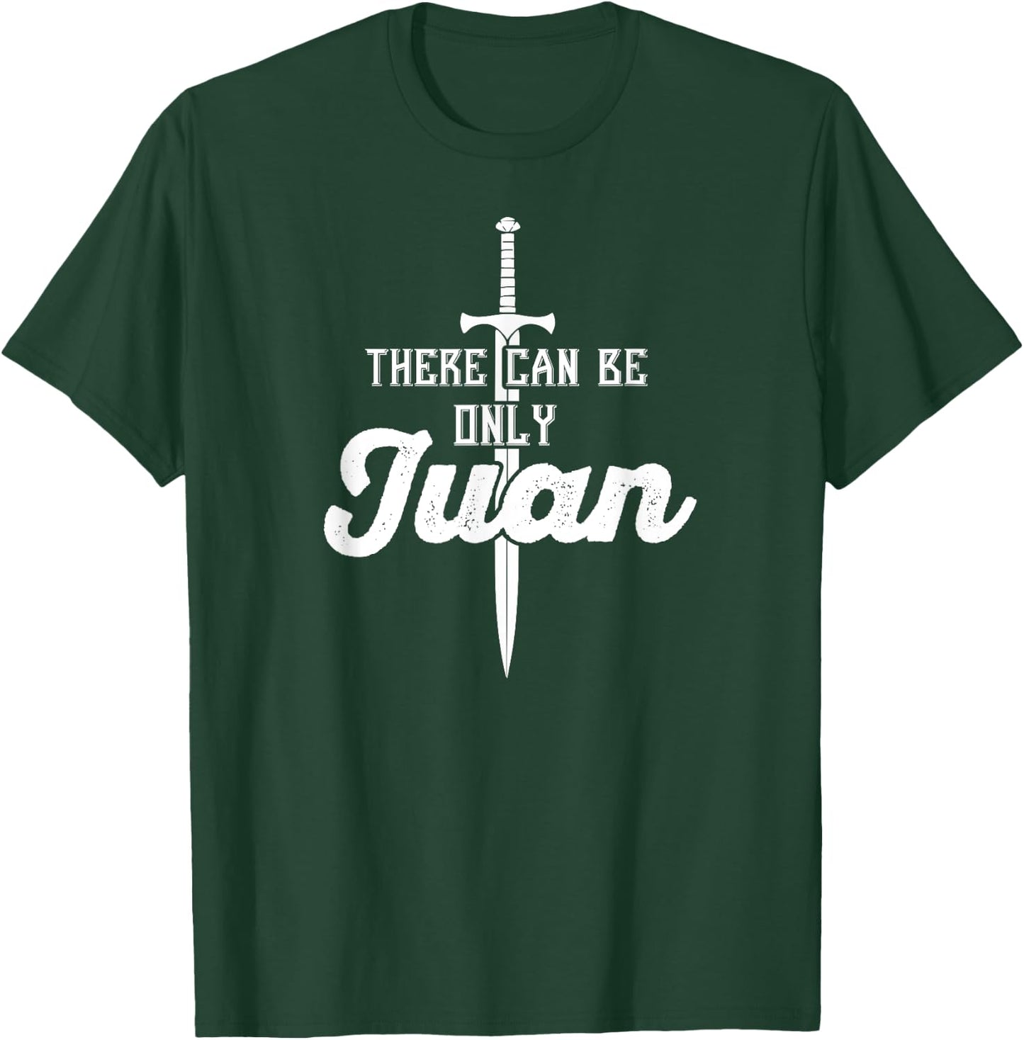 There Can Only Be Juan Shirt Cinco De Mayo Sword White T-Shirt - T-Shirt | Forest
