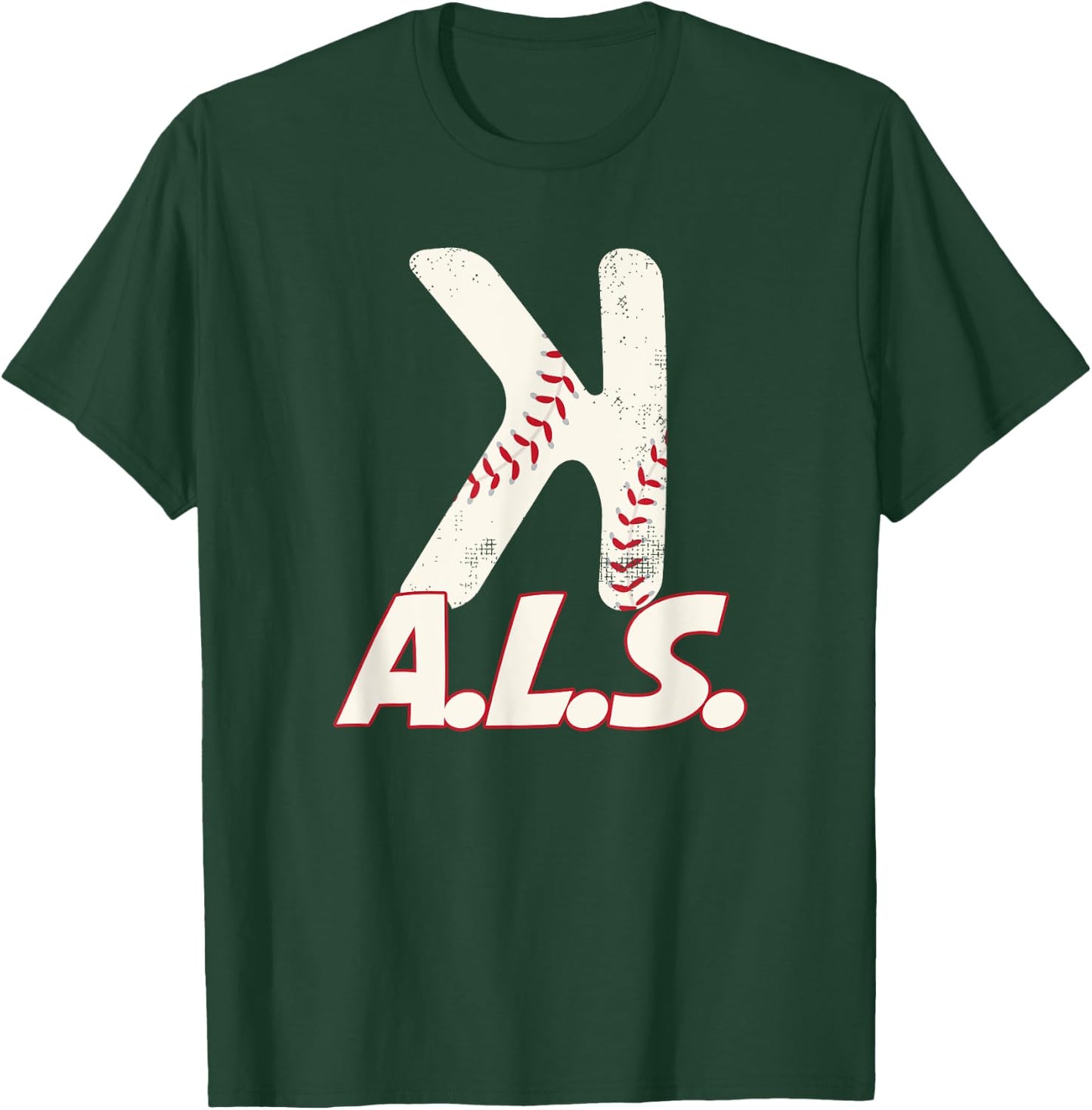 StriKe Out ALS Trendy Baseball Shirt To Support T-Shirt - T-Shirt | Forest